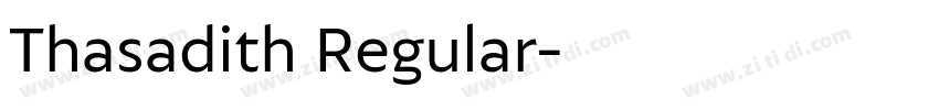 Thasadith Regular字体转换